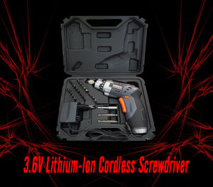 3.6V Lithium-lon Cordless Screwdriver