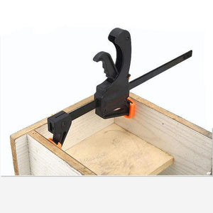 F Clamp Quick Ratchet Release Plastic Wood Clamp Clip Carpentry Woodworking Tools