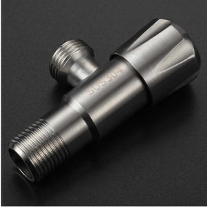 Quality SUS304 Stainless Steel Angle Valve Bathroom Filling Valve Toilet Parts Brushed Toilet Filling Valves