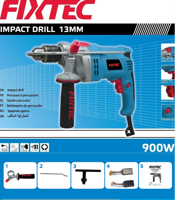 Impact drill machine electric drill 50pcs set