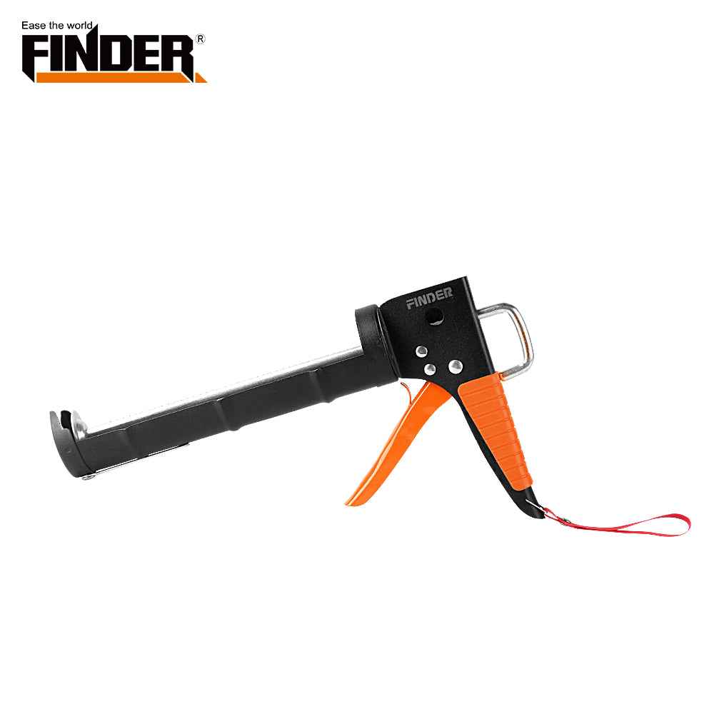 Heavy Duty half cylinder plus heavy pressure Caulking Gun with Surface matte spray treatment