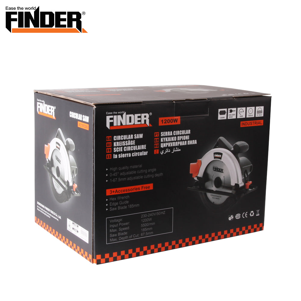 Corded 1200W  Circular Saw with sliding table & 185mm Saw Blade