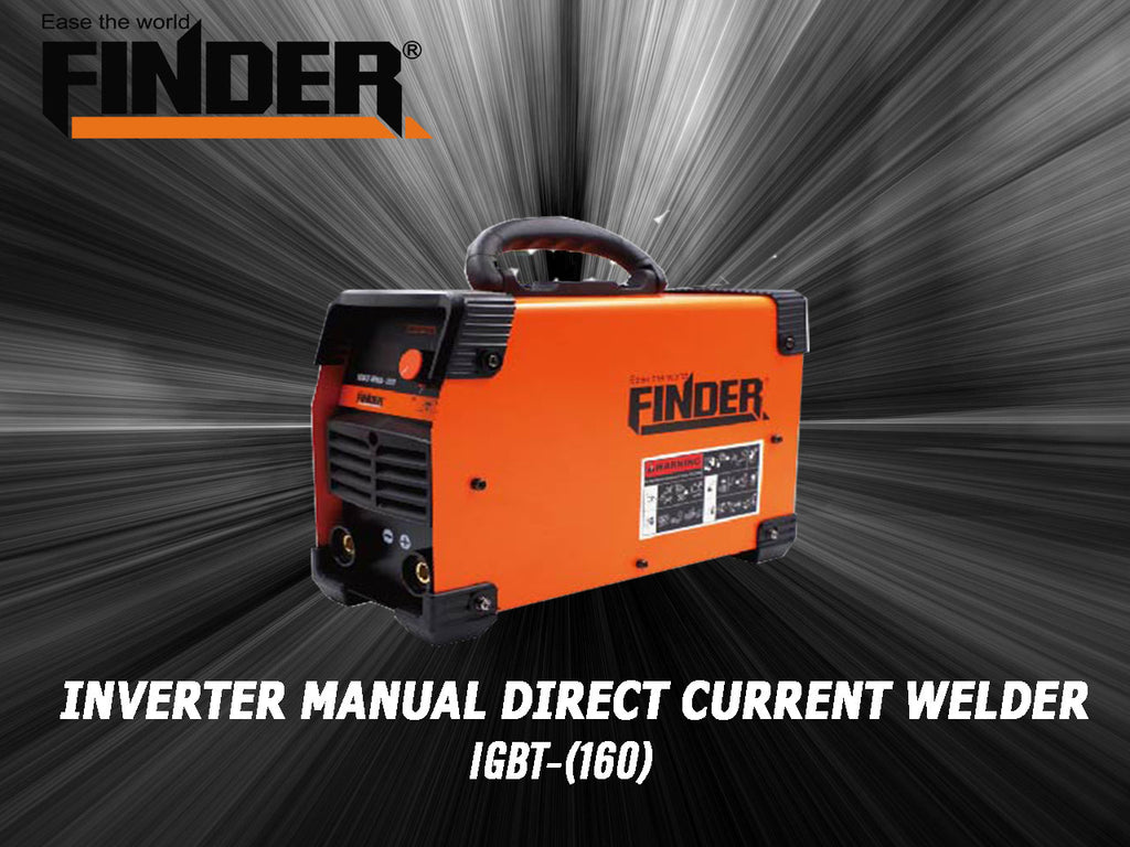 IBGT-160 INVERTER MANUAL DIRECT CURRENT WELDER