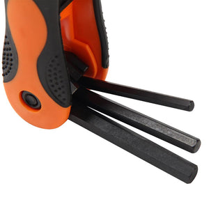 Professional CRV Folding Hex Key Allen Wrench Set