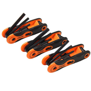 Professional CRV Folding Hex Key Allen Wrench Set