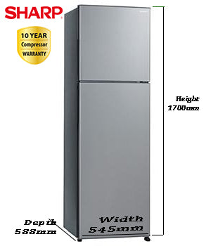 Sharp 320 Liter Smile Refrigerator