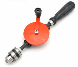 Hand Drill Manual, Hand Drill Rotary Cranking Handle 3/8 inch Chuck 3 Jaw