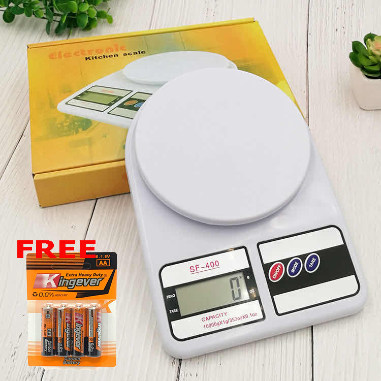 Digital LCD Kitchen Electronic Scales(FREE 4PCS AA BATTERY)