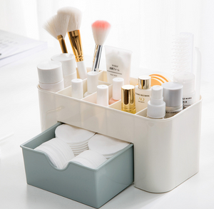 Plastic Cosmetic Storage Box & Drawer