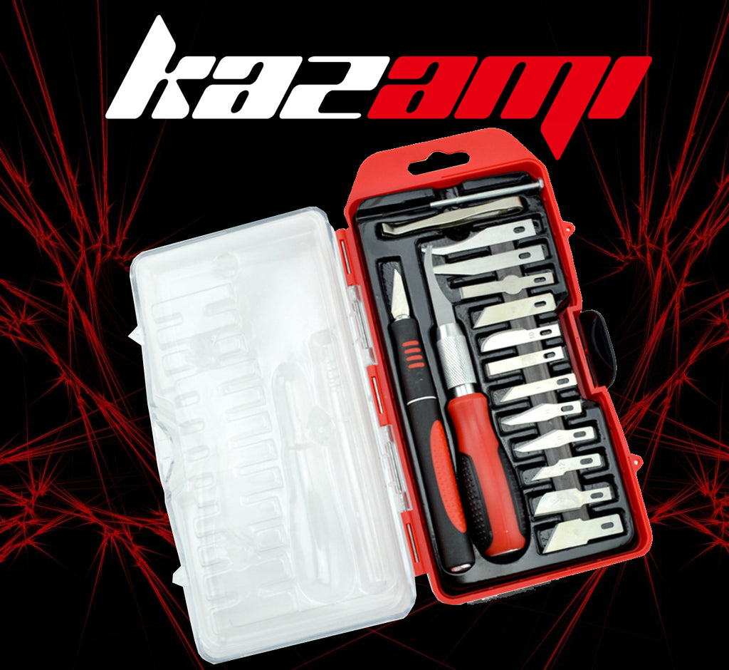 Kazami 16-pcs Craft Hobby Knife Set